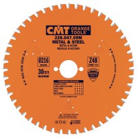 CMT Medium / Thick Metal and Steel Saw Blade 216mm dia x 2.2 kerf x 30 bore Z48 8FWF